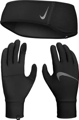 Produktbild von Nike Essential Running Stirnband- en Handschuh Set Damen