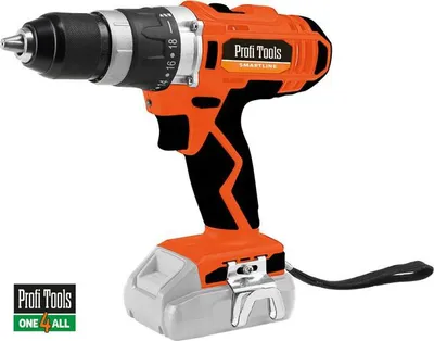 Zdjęcie produktu dla Akumulatorowa wiertarka udarowa Profi Tools One-4-All