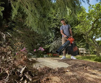 Produktbild von Black & Decker BCBLV3625L1, Handgehaltenes Gebläse, 270 km/h, 510 m³/h, Blasen/saugen, 45 l, Schwarz, Orange