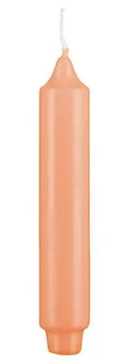 Produktbild von Stabkerzen mit Zapfenfuß Lachs, 300 x Ø 30 mm, 6 Stück