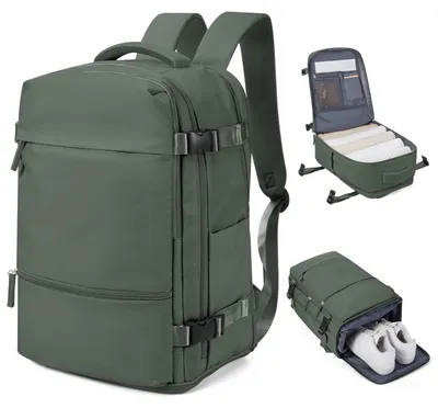 Imagen del producto de Mochila con sistema de vacío y bomba de inflado – Apta como equipaje de mano para Ryanair y EasyJet