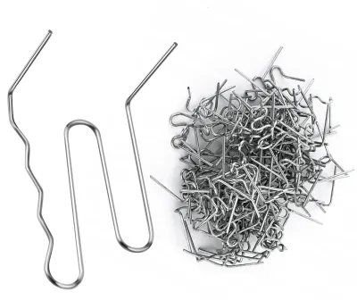 Image de Rosfix Agrafes pour Plastique, Rondes et Plates, S 0,8 mm, 100 Pièces.