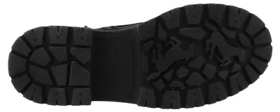 Produktbild von Mustang Damen Stiefelette Schnürboots mit Schnallen & Profilsohle, Größe:37 EU, Farbe:Schwarz