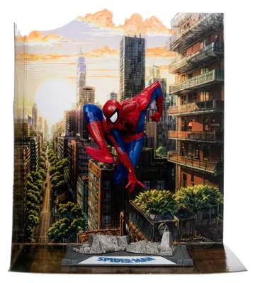 Produktbild von Mcfarlane Toys Spiderman Marvel Pvc 1/10 Figure 9 Cm Figur Mehrfarbig  Mehrfarbig One Size