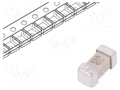 Image de Fusible : à coupure rapide ; 10A ; 125VAC ; 125VDC ; SMD ; céramique 0679L9100-01 SMD 2410 - Fusibles, à action rapide
