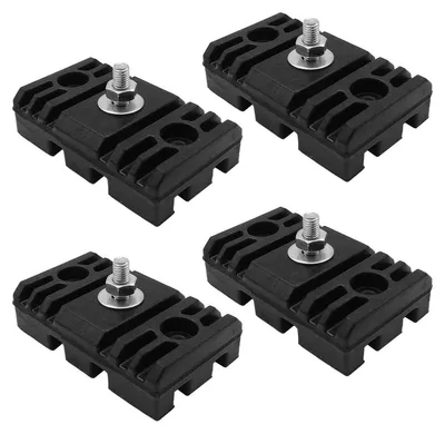 Image de Lot de 4 supports en caoutchouc pour l'absorption des vibrations des climatiseurs
