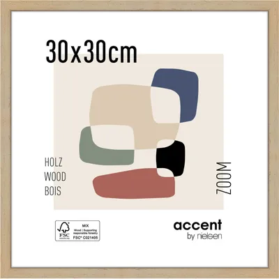Produktbild von accent by nielsen Holz Bilderrahmen Zoom, 30x30 cm, Gold