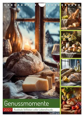Produktbild von Genussmomente (Wandkalender 2027 DIN A4 hoch), CALVENDO Monatskalender