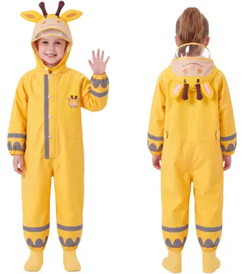 Imagen del producto de Omgoods: Chaqueta impermeable para niños con capucha y diseño ligero