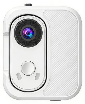 Obrázek produktu pro ZELURXX 4K mini akční kamera s 6osou stabilizací, 20MP širokoúhlým objektivem, magnetickým držákem, WiFi, přenosná, sport, vlog, outdoor, bílá