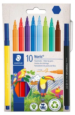 Immagine prodotto di STAEDTLER® 326 C10 Pennarelli Noris 10ST Confezione in cartone