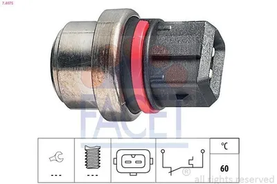 Produktbild von FACET Temperaturschalter Kühlmittelwarnlampe 7.4075 für VW Transporter IV Bus (70B, 70C, 7DB, 7DK, 70J, 70K, 7DC, 7DJ)