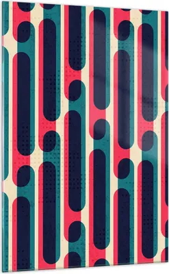 Produktbild von Bilder auf glas - Einteilig - Abstraktion Muster Modern - 70x100cm - Glasbilder - Wandbilder - Bilder - Wanddekoration aus Glas - Glas Bilder - Wandbild auf Glas - GPA70x100-4200
