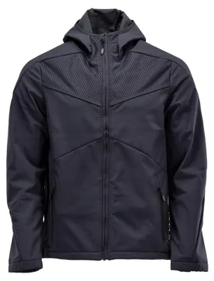 Immagine prodotto di Giacca softshell con cappuccio nero-blu, taglia XL MASCOT 22102-649-010