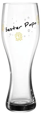 Produktbild von LEONARDO Bierglas Presente 0.5l Papa, Bierglas, 500 ml, Transparent, Glas, 8,6 cm, 260 mm