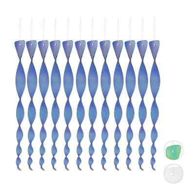 Obrázek produktu pro relaxdays spirála na odpuzování ptáků, sada 12 kusů