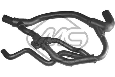 Produktbild von Metalcaucho Kühlerschlauch Wasserschlauch für RENAULT CLIO II (BB0/1/2, CB0/1/2) 08732
