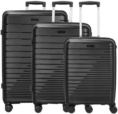 Produktbild von d&n Travel Line 4600 4 Rollen Kofferset 3-teilig