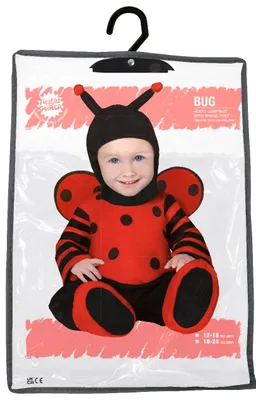 Immagine prodotto di Costume da coccinella per bambino, taglia:86/92