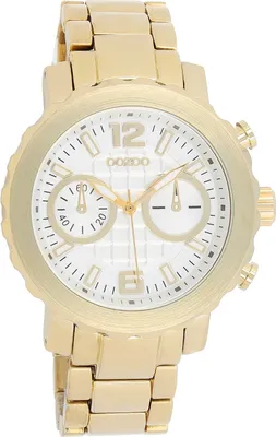 Immagine prodotto di Oozoo Orologio da polso in metallo dorato Serie Vintage da uomo analogico al quarzo UOC5747A