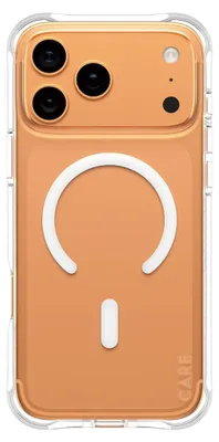 Imagen del producto de Funda CARE, diseño Samba, transparente, compatible con MagSafe para iPhone 17 Pro Max