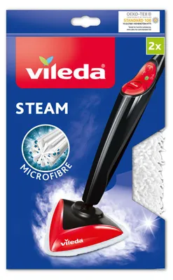 Obrázok produktu pre Vileda 146576, Látkový návlek, Biela, Textil, Mikrovlákno, Vileda 100°C Hot Spray Vileda Steam, 167 mm, 23 mm