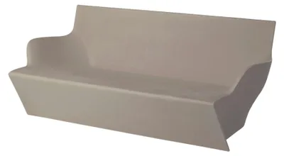 Produktbild von Moderner 2-Sitzer Garten-Außensofa Kami Yon Slide Design - Hellgrau
