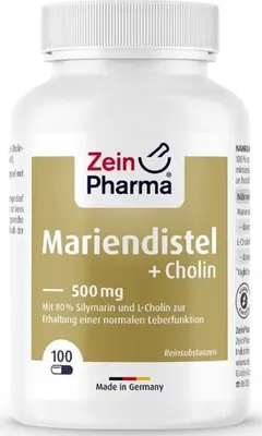 Produktbild von Zein Pharma Mariendistel + Cholin, Leberkomplex, 100 Kapseln 13814