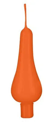 Produktbild von Baumkerzen Pariser Lichte Karotte Orange 90 x Ø 30 mm, 10 Stück
