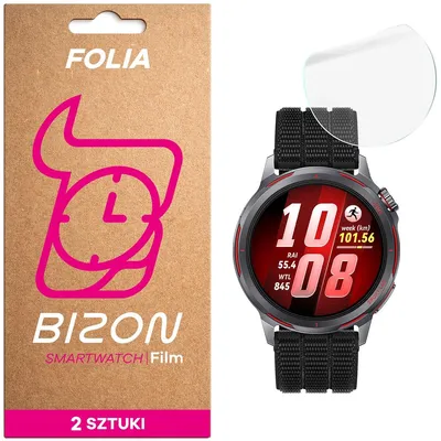 Produktbild von Hydrogel Folie für den Bildschirm für Huawei Watch GT Runner 2, Bizon Watch Film Hydrogel Duo, 2 Stück