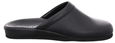 Productafbeelding van Rohde Varberg heren pantoffels/huispantoffels, model 6600 90, kleur zwart, schoenmaat: 47