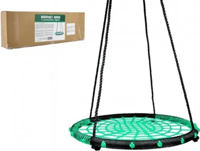 Produktbild von Schaukelring grün 80 cm Seilfüllung