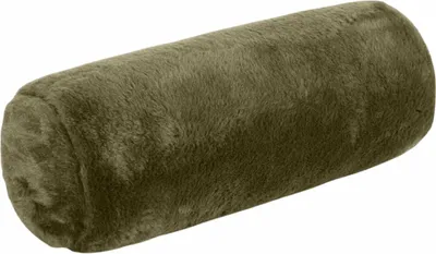 Zdjęcie produktu dla EUROFIRANY | Poduszka walcowa – poduszka dekoracyjna – poduszka na sofę – oliwkowa 15 x 45 cm – poduszka ozdobna