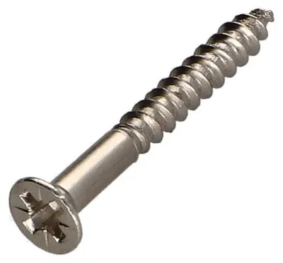 Produktbild von Holzschraube Senkkopf Pozi 2 3,5X30 Nickelstahl