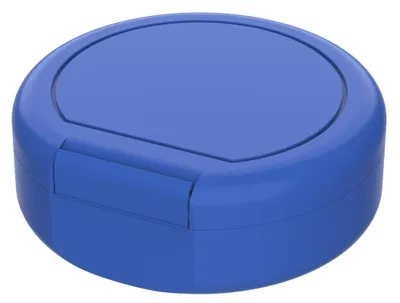 Produktbild von Brotdose "Mini-Box" - Kompakte Snackbox mit Klickverschluss - Vorratsdose ist  Germany und BPA-frei - standard-blau PP