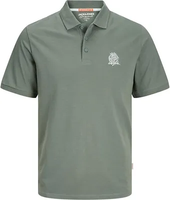 Produktbild von Jack & Jones Palm Dut Kurzarm-poloshirt Grün M Mann Grün M