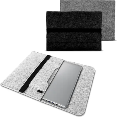 Produktbild von Laptoptasche für Lenovo ThinkPad P15s Notebook Tasche Filz Cover 15,6 Zoll HülleFarbe:Hellgrau