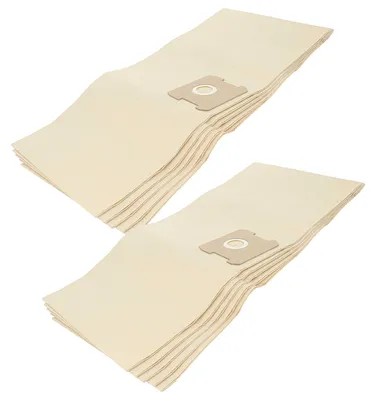 Produktbild von vhbw 10x Staubbeutel kompatibel mit Einhell TC-VC 1812 S, TC-VC 1815 S Staubsauger - 33cm x 24cm braun