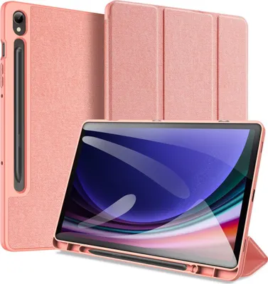 Produktbild von Dux Ducis Domo Smart Sleep Case Tablethülle kompatibel mit Samsung Galaxy Tab A11 Rosa