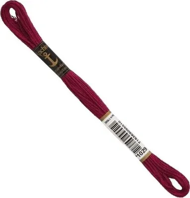 Imagen del producto de Anchor Bordado twist 8m, berenjena oscura, algodón, color 1029, 6-hilo