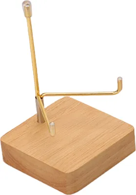 Produktbild von Ausstellungsständer aus Holz mit verstellbarem Metallarm, hohe Stabilität, weit verbreitet, Mineral, Achatplatte, Muschel, Stein, Ausstellungsstaffelei