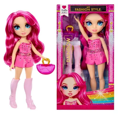 Produktbild von Rainbow High My Fashion Style Fashion Doll- Stella Monroe (Fuchsia), Modepuppe, Weiblich, 4 Jahr(e), Junge/Mädchen, 280 mm, Mehrfarbig, Fuchsie