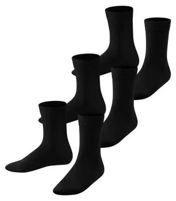Productafbeelding van FALKE Uni kindersokken, familieverpakking van 3, katoen, ademend