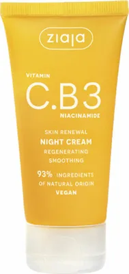 Obrázek produktu pro Ziaja Regenerační noční krém na obličej s vitamínem C B3 Niacinamid 50ml