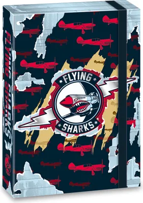 Obrázok produktu pre Krabica na sešity Flying Sharks A4