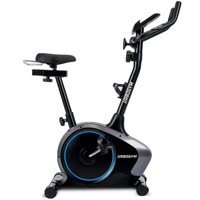 Produktbild von URBOGYM ARGO BLUE Heimtrainer – Magnetisches Fitnessbike mit 6-kg-Schwungrad, 8 Widerstandsstufen, bis 130 kg