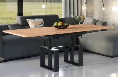 Produktbild von Endo-Möbel Couchtisch Empoli 110 bis 170 cm Wohnzimmertisch Synchronauszug (Craft Eiche)
