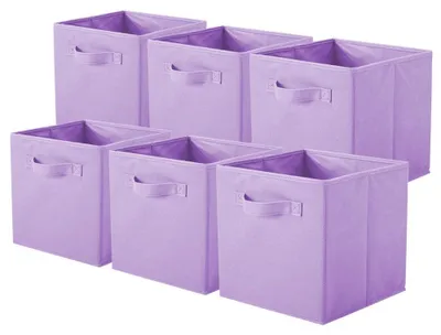 Produktbild von Faltbare Aufbewahrungskörbe in Lavendel (Set von 6)