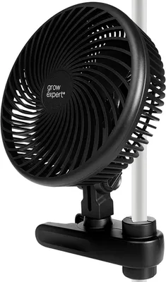 Produktbild von Hochwertiger Grow Clip-Ventilator mit EC-Motor, 10 Stufen, leise, 220 cm Kabel, 20 cm Ø, 10W, 560 m³/h, 32 dBA – Perfekt für Growbox, Zelt & Pflanzen