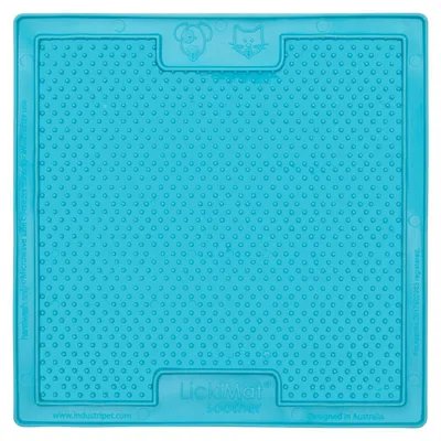 Zdjęcie produktu dla LICKI MAT - Smoczek do psich misek jasnoniebieski 20X20Cm - (645.5344)